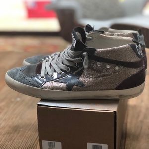 Golden Goose sneakers. Purple, glitter. Size 40.